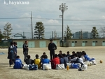 2012.03.11 U-15 最後のトレーニング